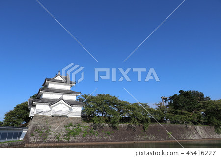 Blue sky Shibata castle Shibata city Niigata Prefecture 45416227