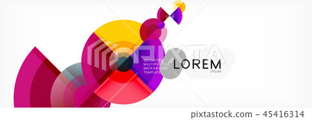 Circle abstract background 45416314