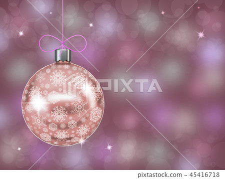 Christmas ball with snowflakes Christmas ball with snowflakes 45416718