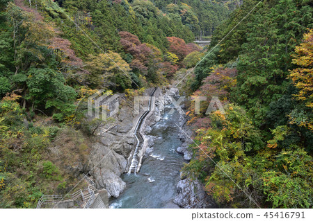 Hakumaru Dam Fish Path in Okutama and Hatonosu Valley Hakumaru Dam Fish Path in Okutama and Hatonosu Valley 45416791