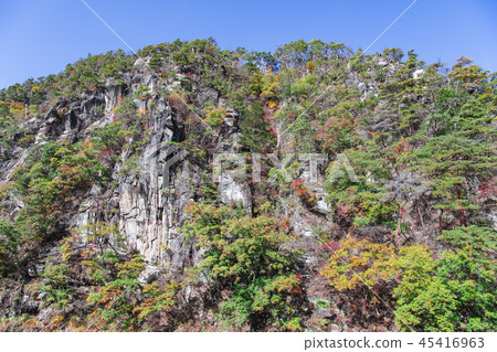 Shosenkyo Goryo Shosenkyo Fall image Autumn leaves Mountains Shosenkyo Goryo Shosenkyo Fall image Autumn leaves Mountains 45416963