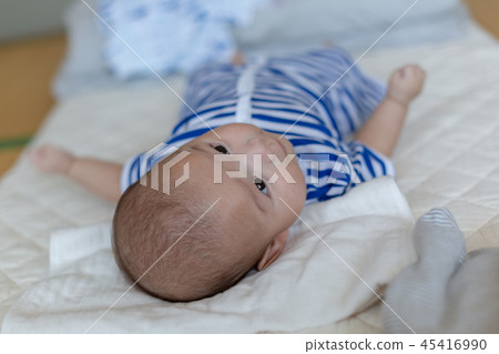 Smiling newborn baby Smiling newborn baby 45416990