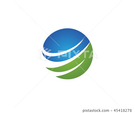 Global Logo Template vector - Stock Illustration [45418278] - PIXTA