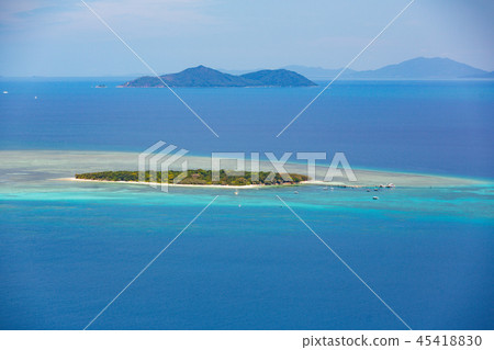 Aerial view of Green Island and Fitzroy Island Aerial view of Green Island and Fitzroy Island 45418830