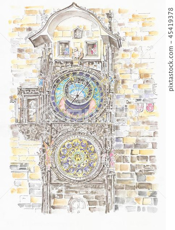 Astronomical Clock of the World Heritage Street, Prague, Old Town Hall 45419378