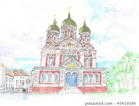 世界遺產 - 波羅的海3個國家 - 愛沙尼亞 - 塔林 - 亞歷山大涅夫斯基神廟 45419384