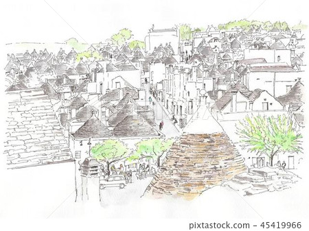 World Heritage Cityscape-Alberobello's Toulli World Heritage Cityscape-Alberobello's Toulli 45419966