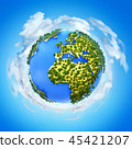 Miniature Earth planet globe Miniature Earth planet globe 45421207