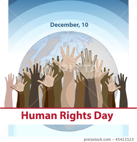 Vector illustration of Human Rights Day background. 45421523