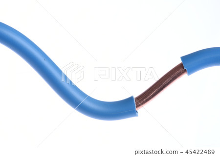 Electrical copper cable wire stripped Electrical copper cable wire stripped 45422489