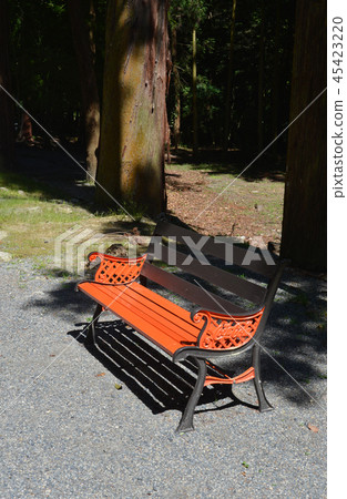 Red bench 45423220
