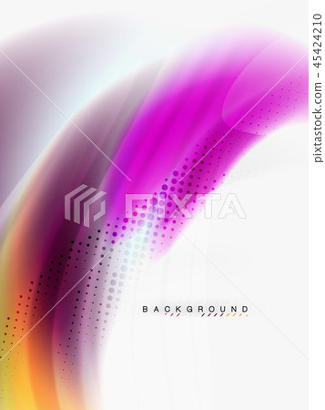 Background abstract - liquid colors wave flow 45424210