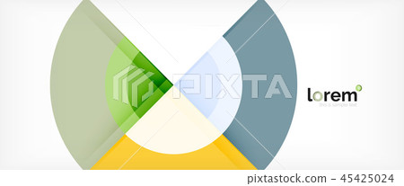 Circle abstract background, geometric modern design template Circle abstract background, geometric modern design template 45425024