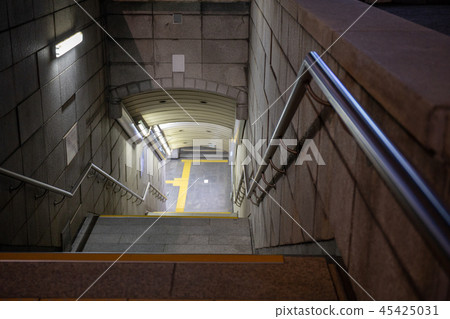 Stairs to Korea Busan Subway 45425031
