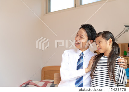 Girl, kid's room, tutor, studying 45425776