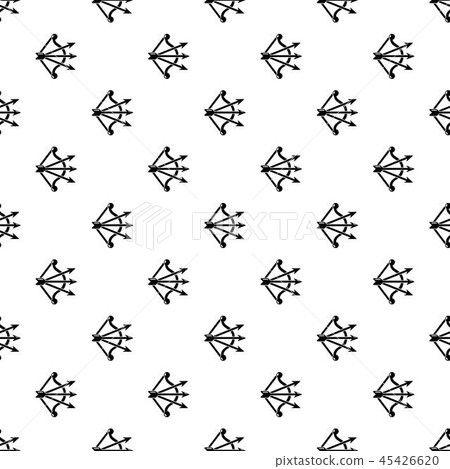 Bow and arrows equipment pattern vector seamless 45426620