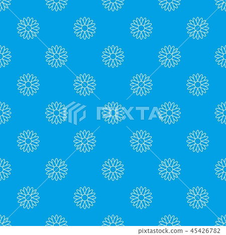 Honey flower pattern vector seamless blue 45426782