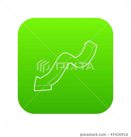 Down arrow icon green vector Down arrow icon green vector 45426918