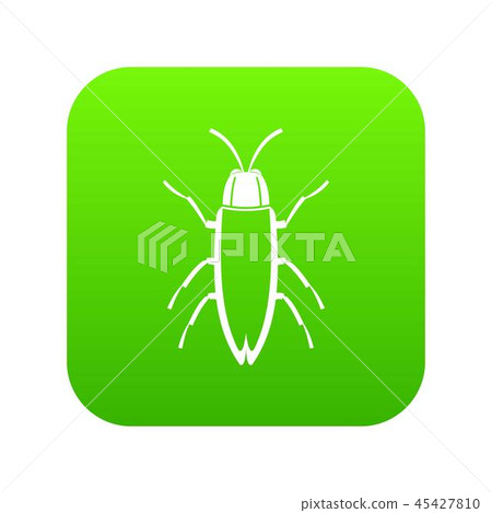 Cockroach icon digital green - Stock Illustration [45427810] - PIXTA