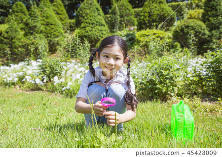 Cute little boy and girl harvesting together. Gardening, planting concept photo 321 Cute little boy and girl harvesting together. Gardening, planting concept photo 321 45428009