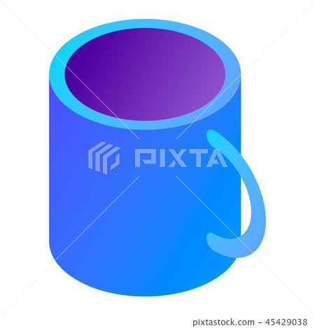 Coffee cup icon, isometric style Coffee cup icon, isometric style 45429038