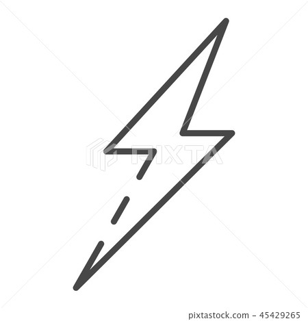 Light sign icon, outline style - Stock Illustration [45429265] - PIXTA