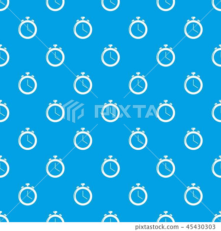 Stopwatch pattern vector seamless blue Stopwatch pattern vector seamless blue 45430303