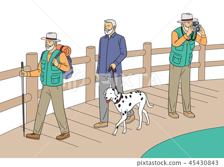 Different human daily life, ordinary and healthy lifestyle vector illustration 003 45430843