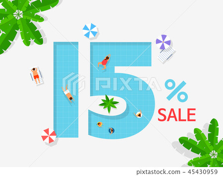 Number or text shopping event typography element. Ideal for poster, banner design vector illustration 002 Number or text shopping event typography element. Ideal for poster, banner design vector illustration 002 45430959
