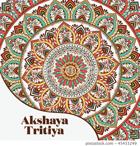 Mandala design, india ornament, pattern, henna 45433249