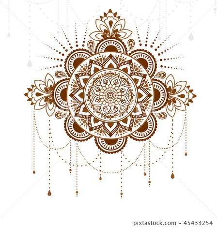 Mandala design, india ornament, pattern, henna Mandala design, india ornament, pattern, henna 45433254