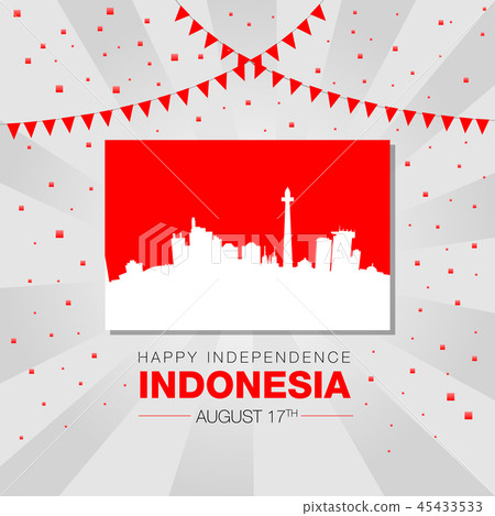 Indonesia dependence day celebrate vector template Indonesia dependence day celebrate vector template 45433533