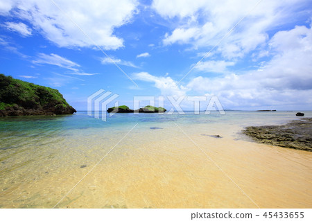 Iriomote Island star sand beach 45433655