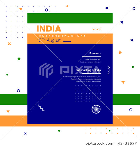 Happy India Dependence day template 45433657