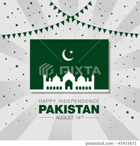 Pakistan dependence day celebrate vector template Pakistan dependence day celebrate vector template 45433671