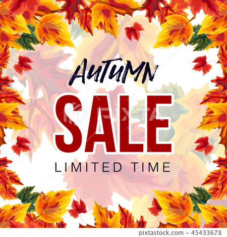 Modern banner for autumn sale 45433678