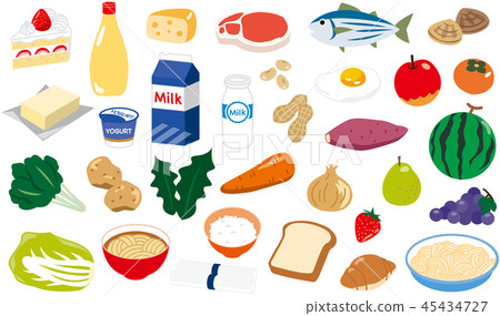 Food education - Stock Illustration [45434727] - PIXTA