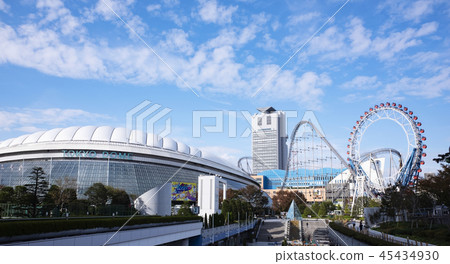 Scenery of Tokyo Dome City *For editorial use (taken on November 7, 2018) 45434930