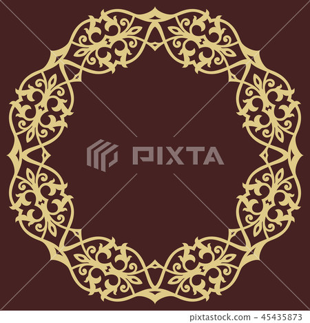 Elegant Ornament in Classic Style 45435873