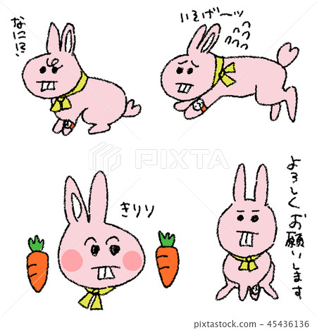 Yuruoto兔子角色 Yuruoto兔子角色 45436136