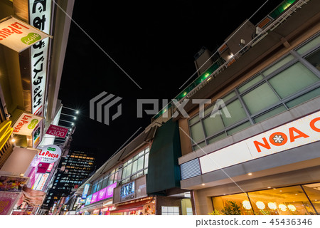 A night view of Harajuku Takeshita Street 45436346