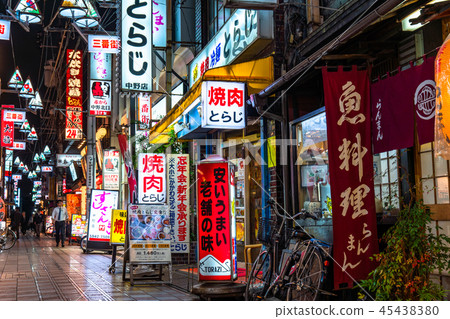 東京 中野 酒吧區 照片素材 圖片 圖庫