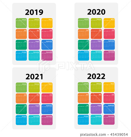 Calendar 2019,2020,2021 & 2022 template.Calendar  Calendar 2019,2020,2021 & 2022 template.Calendar  45439054