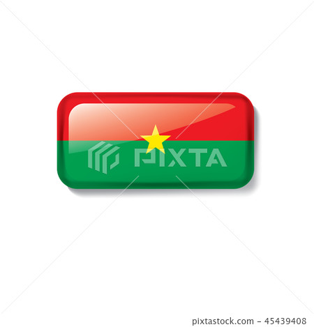 Burkina Faso flag, vector illustration on a white background Burkina Faso flag, vector illustration on a white background 45439408