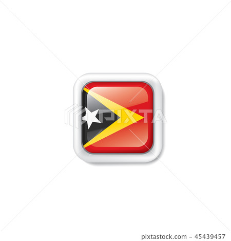 east timor flag, vector illustration on a white background 45439457