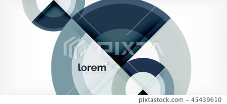 Circle abstract background, geometric modern design template Circle abstract background, geometric modern design template 45439610