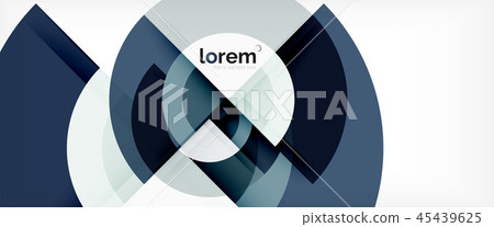 Circle abstract background, geometric modern design template Circle abstract background, geometric modern design template 45439625