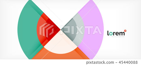 Circle abstract background, geometric modern design template Circle abstract background, geometric modern design template 45440088