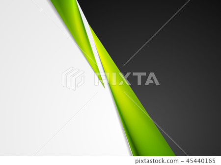Grey, black, green abstract corporate background 45440165