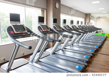 Fitness gym running machine Fitness gym running machine 45440577